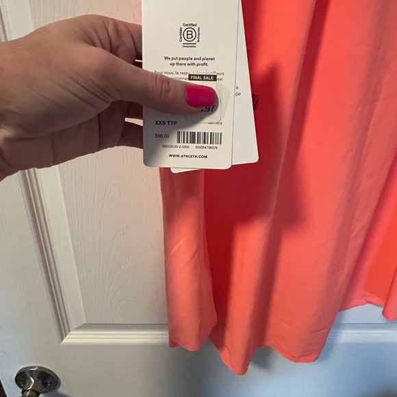 ATHLETA Urbanite Tank Size XXS In Sunset Glow  #986335 H718 NWT - Picture 4 of 5